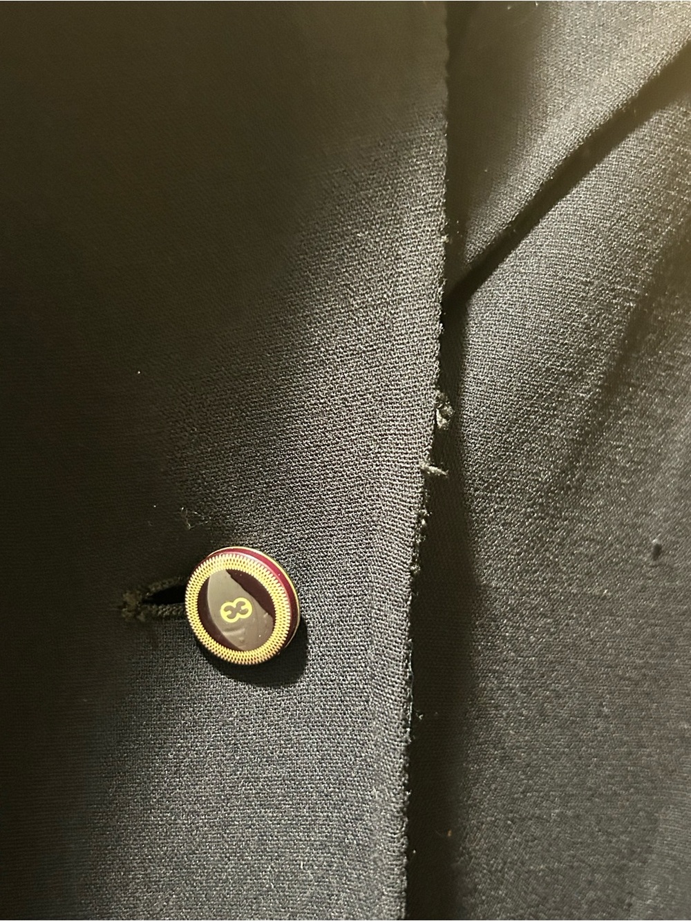 ESCADA Black Wool Elastin Blazer 46 EU - Picture 7 of 7